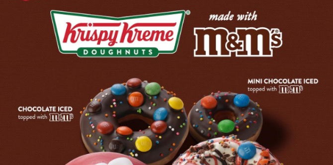 Krispy Kreme Continues 86th Birthday with M&M’s Collection
