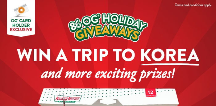 Krispy Kreme is Giving Away a Trip to Korea and More!