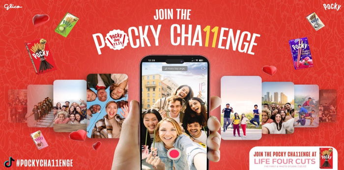 Celebrate Pocky Day 11.11 with this fun TikTok challenge! Pocky Cha11enge helps Gen Z build real-world connections