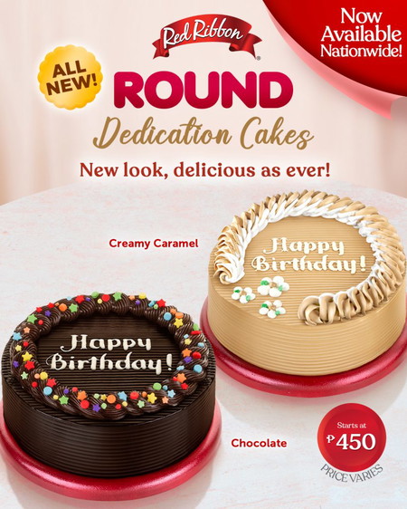 Make your celebrations special all year round with Red Ribbons Round Dedication Cakes