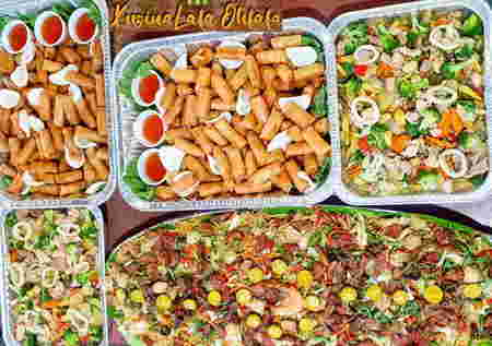 christmas eve food trays