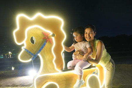 Winwyn Marquez with daughter, Luna