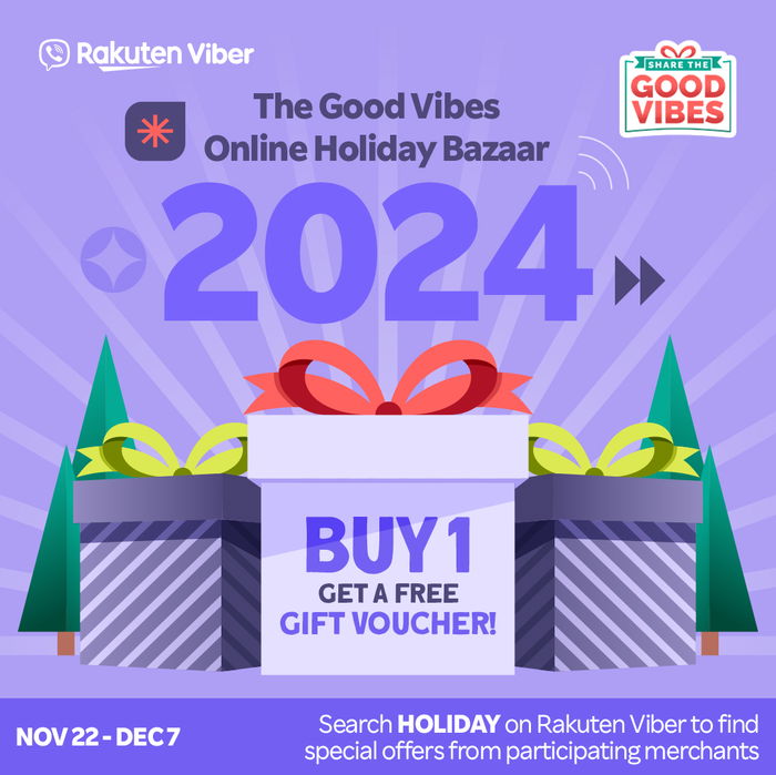 Rakuten Viber makes shopping for Noche Buena and anik-anik merry and easy with its online holiday bazaar