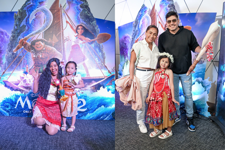 The Moana 2 premiere was held on November 23, Saturday. Showing starts today, November 27.