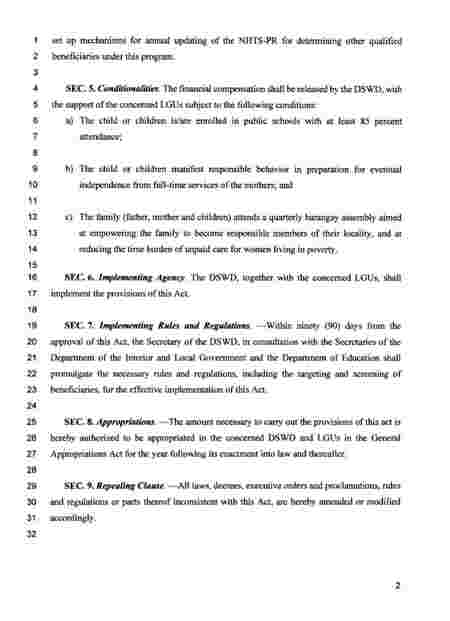 Stay-at-Home Moms, This Proposed Bill Wants to Give You ₱1,500 a Month