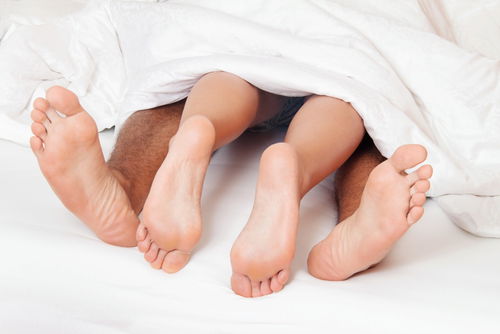 Swollen feet post-delivery