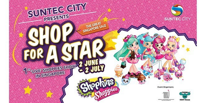 Catch your favourite Shopkins Shoppies and shop for fabulous deals this GSS at Suntec City!