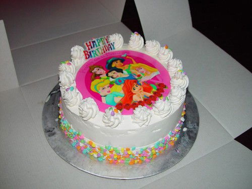 Princess birthday cake