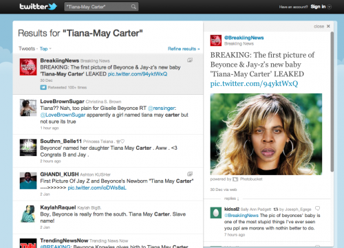 Beyoncé bouncing baby girl is here!?