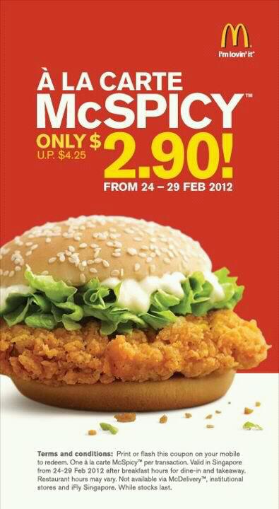 McDonalds Special Offer!