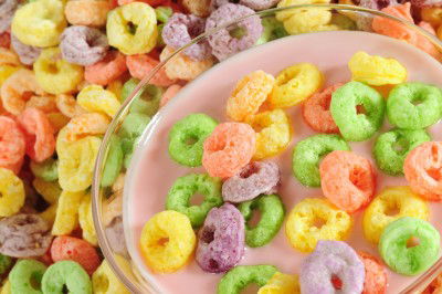 High sugar in breakfast cereals