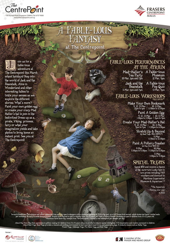 The Centrepoint presents A Fable-lous Fantasy  this March School Holidays