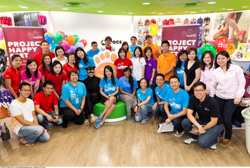 Project Happy Feet Slipper Race 2012