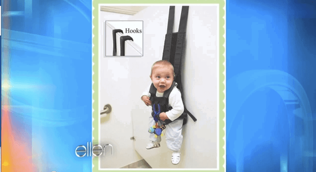 Parenting trend: Hanging baby seat gives mums an extra hand