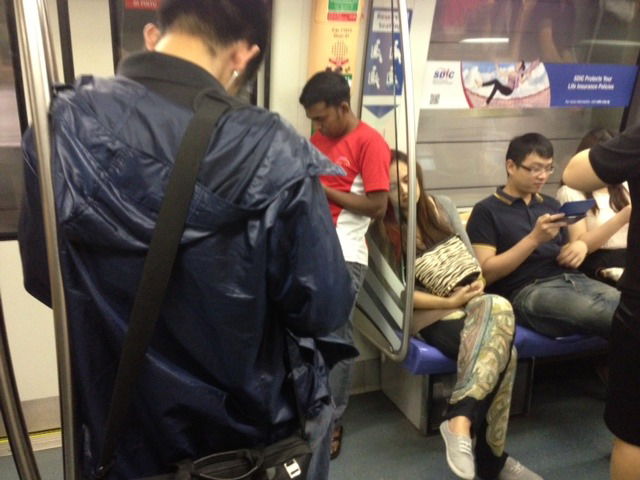 Horrible manners on Singapore MRT reserved seats