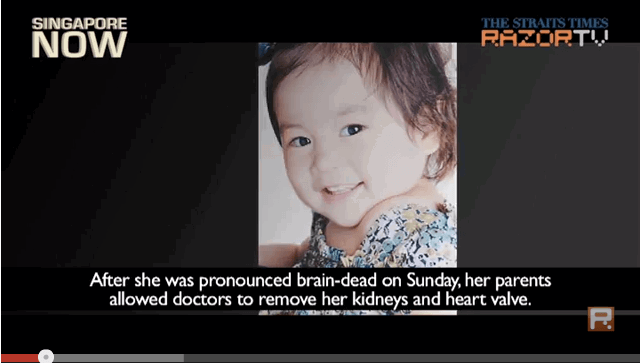 Singapore's youngest donor saves two lives