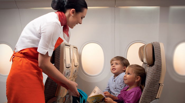 Nanny on board! Etihad is making flying easier for parents