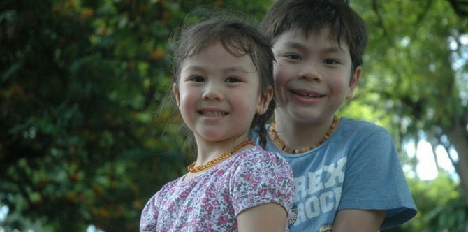 Baltic teething remedy - Amber teething necklace