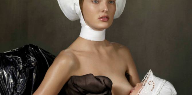 Breastfeeding Vogue Style - is this art or is this creepy?