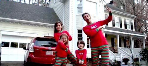 Family rocks their Christmas Jammies!