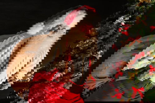 Will the real Santa please stand up! Answering kids' questions about Santa