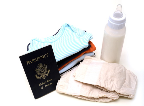 air travel with kids