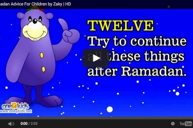 Watch this cute video that gives some Ramadan tips for kids!