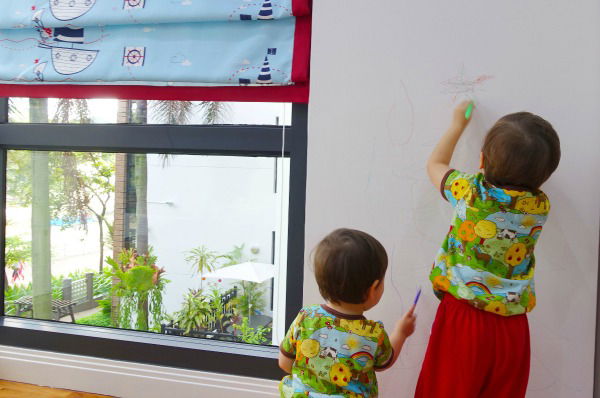 What makes Dulux Wash and Wear the perfect "KidProof" paint?