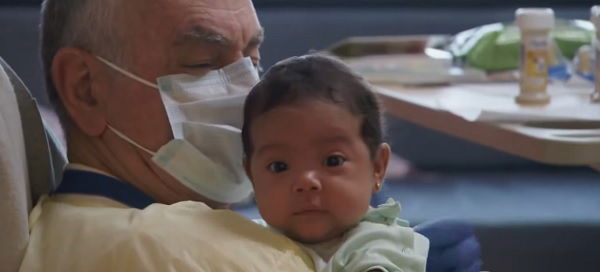 His students think he is mean - but they have never seen this other side of him!