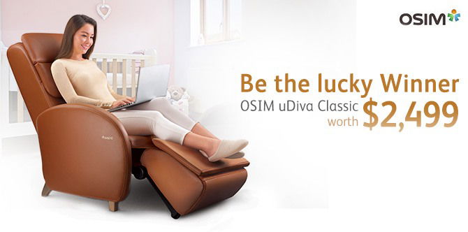WIN an OSIM uDiva Classic: More than just a massage chair!