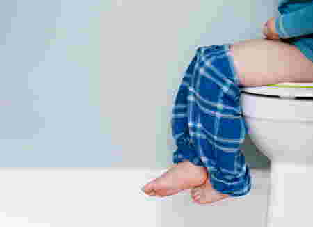 child in the bathroom - diarrhoea in children article