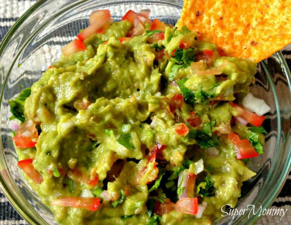 This chunky guacamole recipe makes the perfect, healthy party snack!