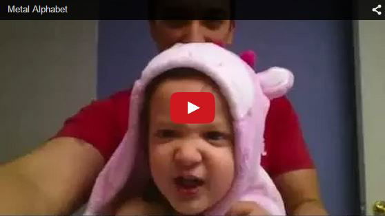 This little girl's trick for remembering the alphabet is pure genius!