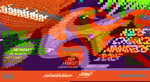 Win Nickelodeon Kids' Choice Awards merchandise worth over $200 each!!!