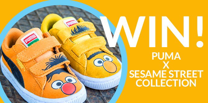 Win a pair of shoes from the PUMA x Sesame Street collection!