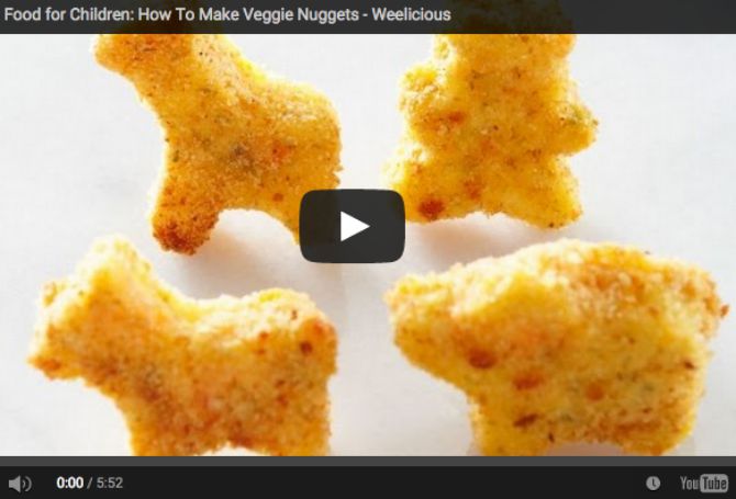 Learn how to make yummy veggie nuggets!