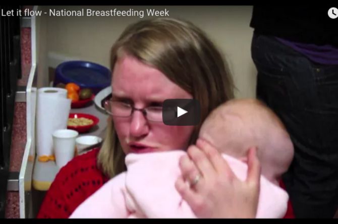 Breastfeeding mums perform their version of "Let it Go"