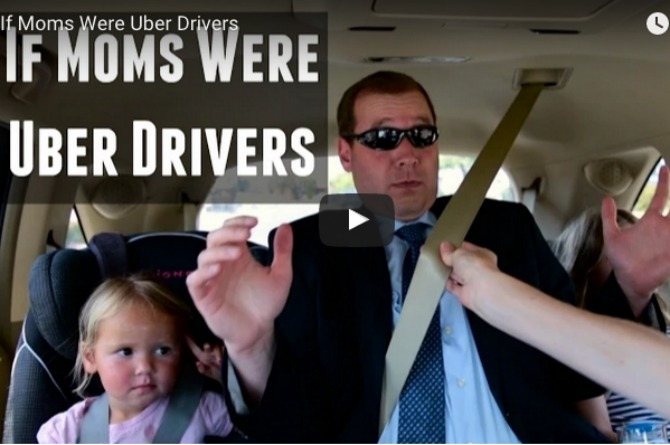 Imagine if mums were Uber drivers...