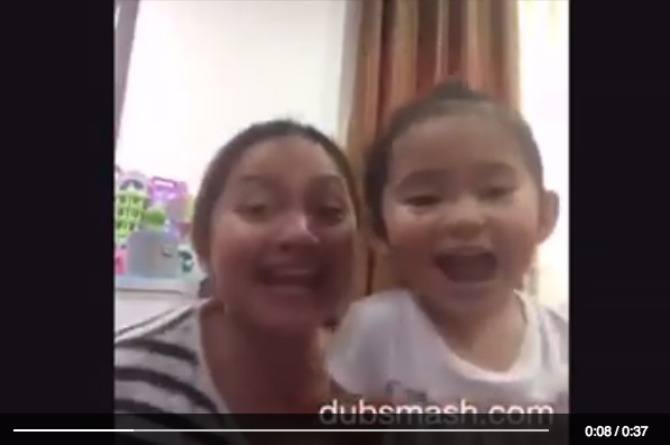 Watch this super adorable mum and daughter Dubsmash!