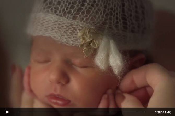 How do photographers get such beautiful photos of newborns?