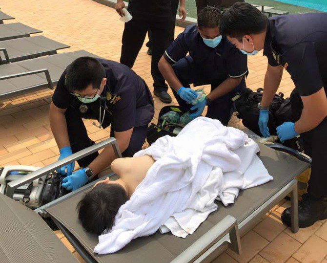 3-year-old boy nearly drowns at Temasek Club swimming pool
