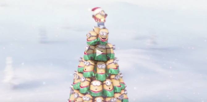 The Minions are back—and are here to celebrate Christmas with a song