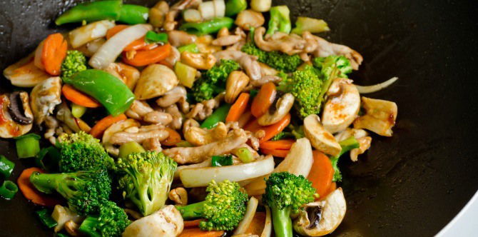 7-minute stir fry chicken and vegetables in oyster sauce recipe