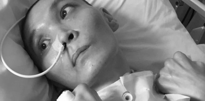 Son traumatised after seeing dad in hospital