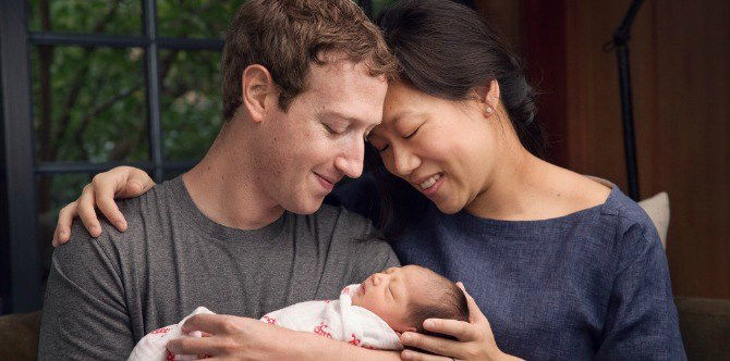 Mark Zuckerberg and Priscilla Chan welcome baby girl Max to the world