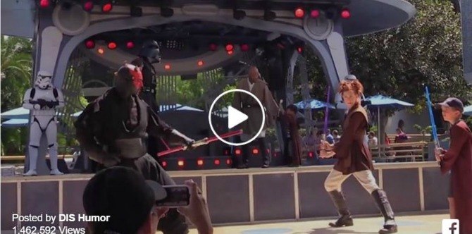 Watch: The Force is strong with this (young) Jedi grandmaster!
