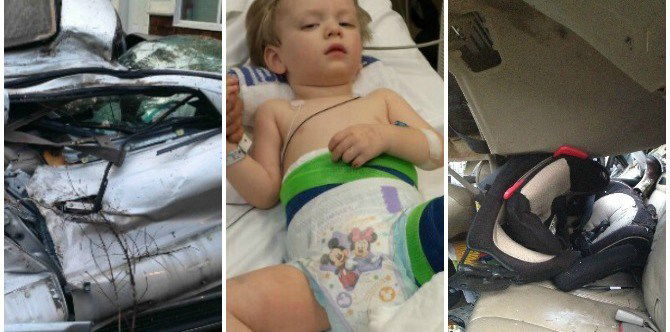 Mum's horrific car crash experience teaches life-saving car seat safety lesson