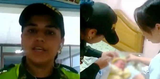 Policewoman saves abandoned newborn found in forest by breastfeeding her