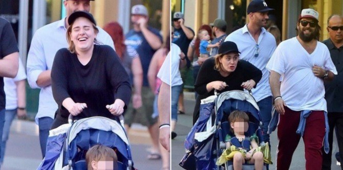 Adele lets her son dress up as Princess Anna from Frozen because 'why not?'