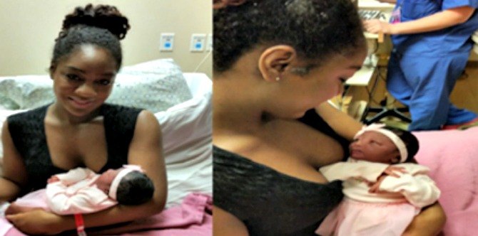 This woman did a surprising thing after she gave birth on a train